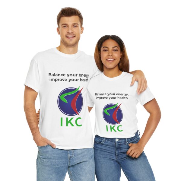 Unisex Heavy Cotton Tee – “Balance Your Energy, Improve Your Health”